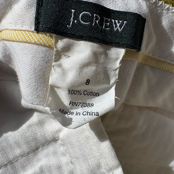 J. Crew Yellow & White Floral Mini Skirt - Picture 7 of 10